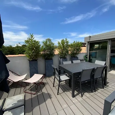 شقة Le Rooftop Tropezien *